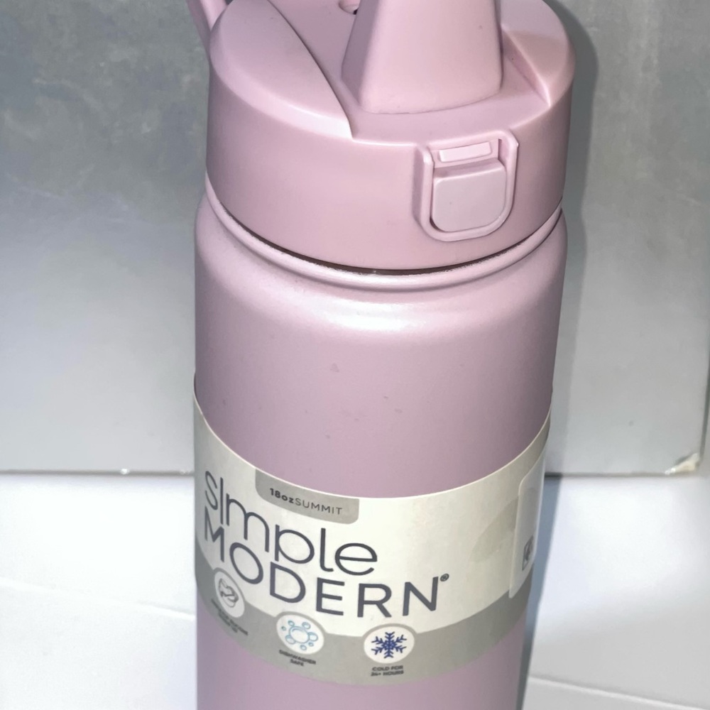 Simple Modern Pink Water Bottle